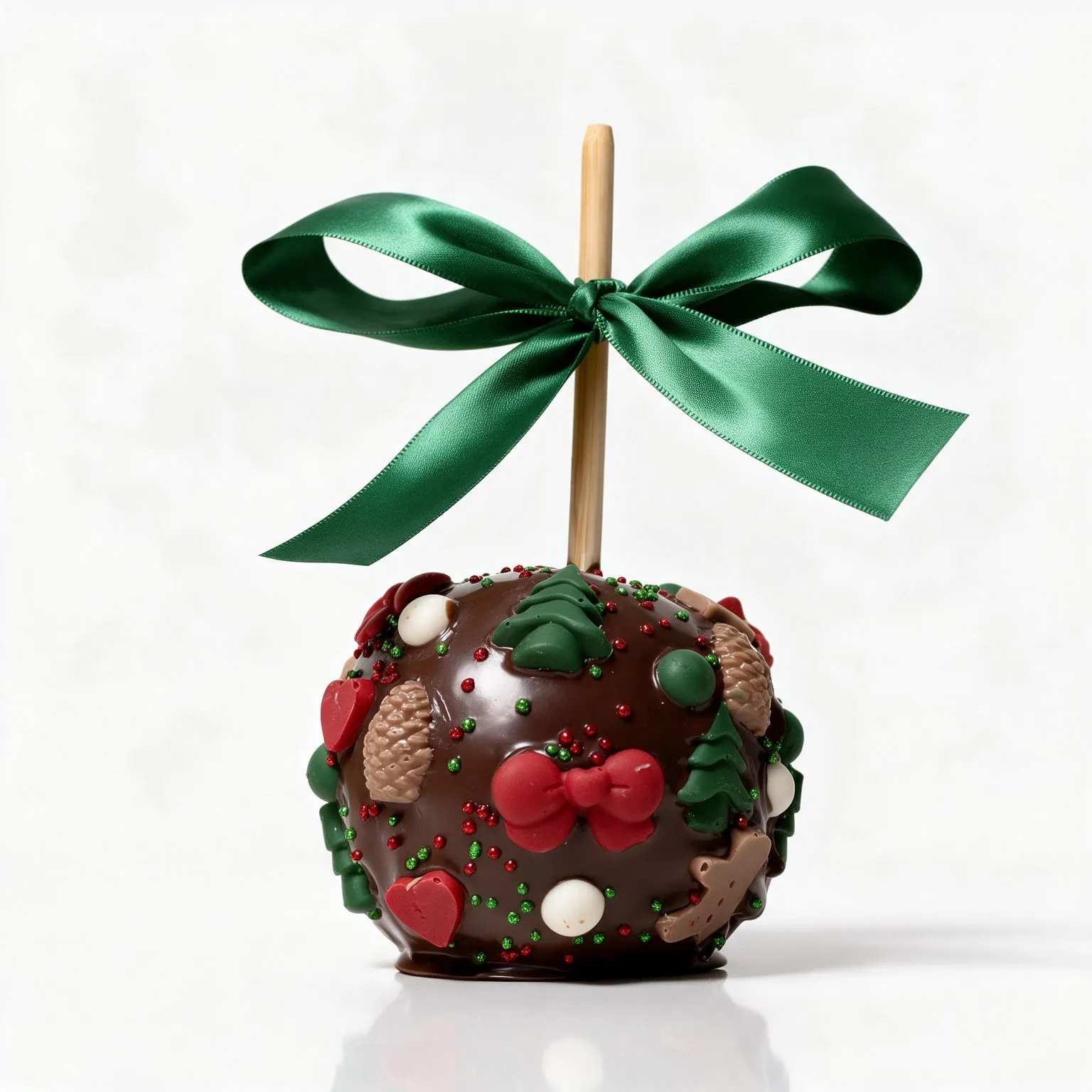 Manzana Navidad / Chocolate Amargo